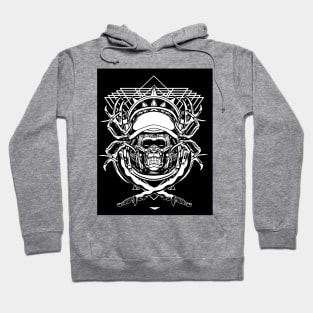 monkey skull Hoodie